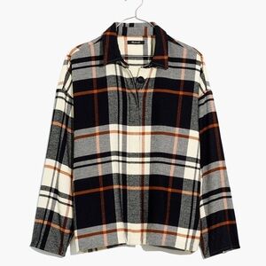 Madewell Flannel Bromley Shirt. Size XXS